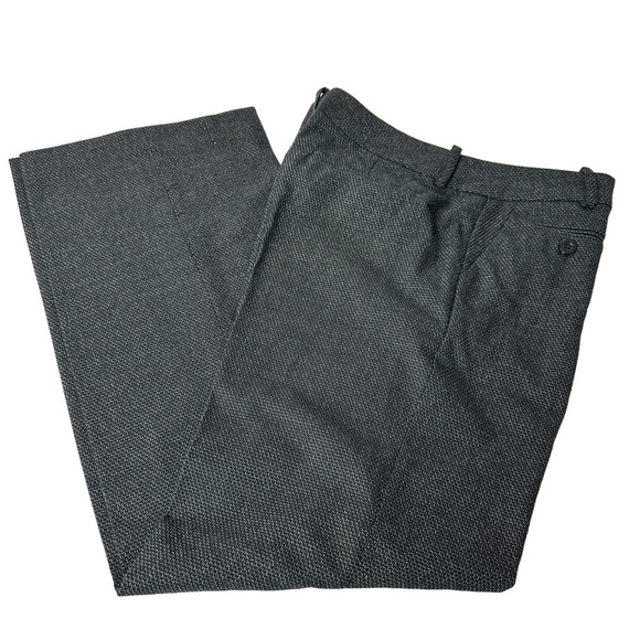 Sandro Stunning Tweed Women's Wide Leg  Flared Trousers - Dark Gray 10 - Picture 1 of 11